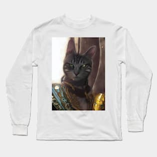 Mystic Mage cat: Magnus Long Sleeve T-Shirt